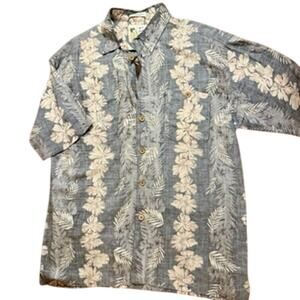 ME Sport Size L Muted‎ Floral Patterned Hawiian